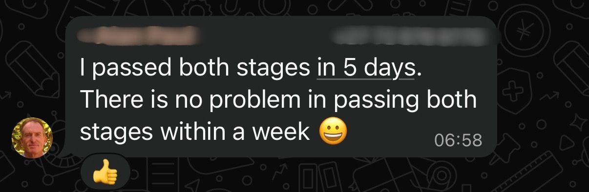 Trader: I passed both stages in 5 days